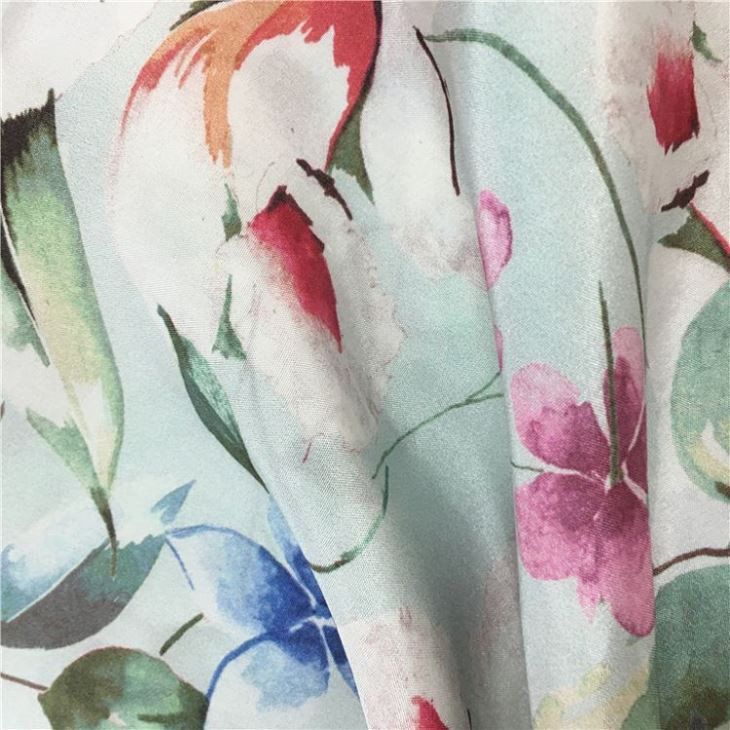 Digital Printed Silk Habotai Fabric Digital Printed Silk Habotai Fabric