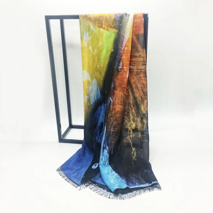 Digital Printing Cotton Scarf Digital Printing Cotton Scarf