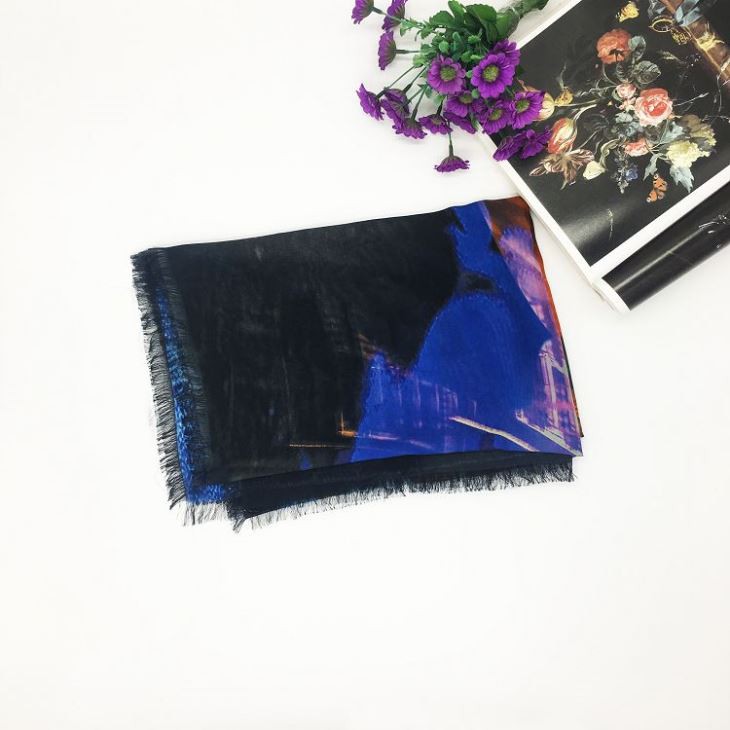 Digital Printing Cotton Scarf Digital Printing Cotton Scarf