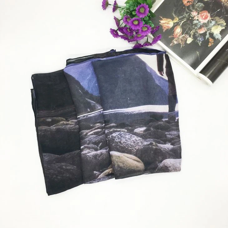 Digital Printing Fashion Headscarf