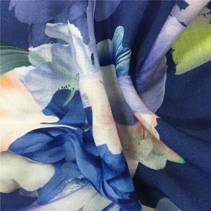 Digital Printing On Cotton Voile Fabric Digital Printing On Cotton Voile Fabric