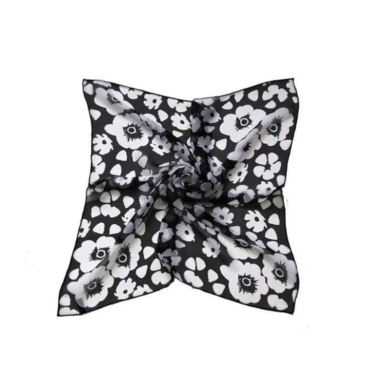 Digital Printing Polyester Chiffon Scarf