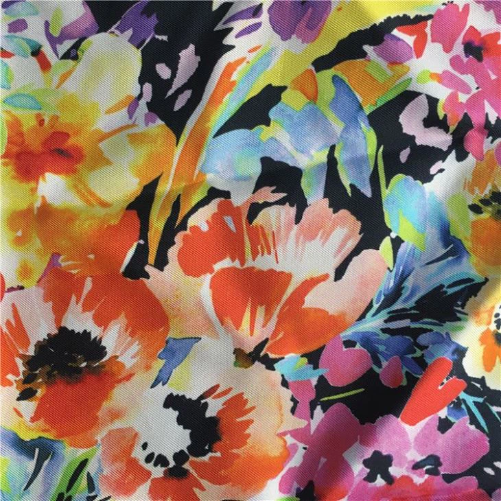 Digital Printing Silk Twill Fabric