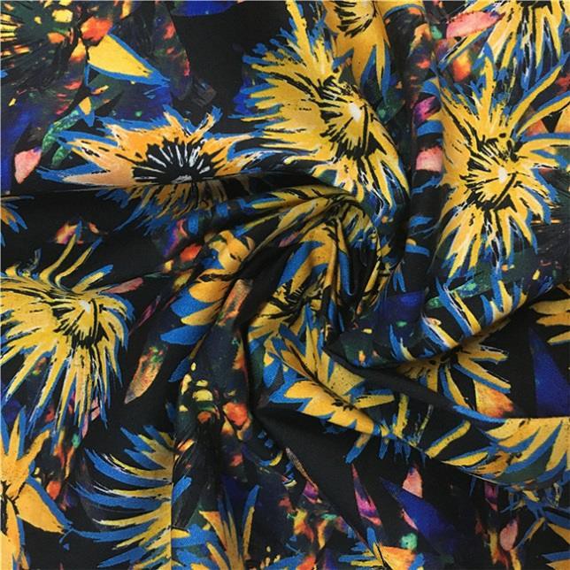 Patterned Cotton Twill Fabric