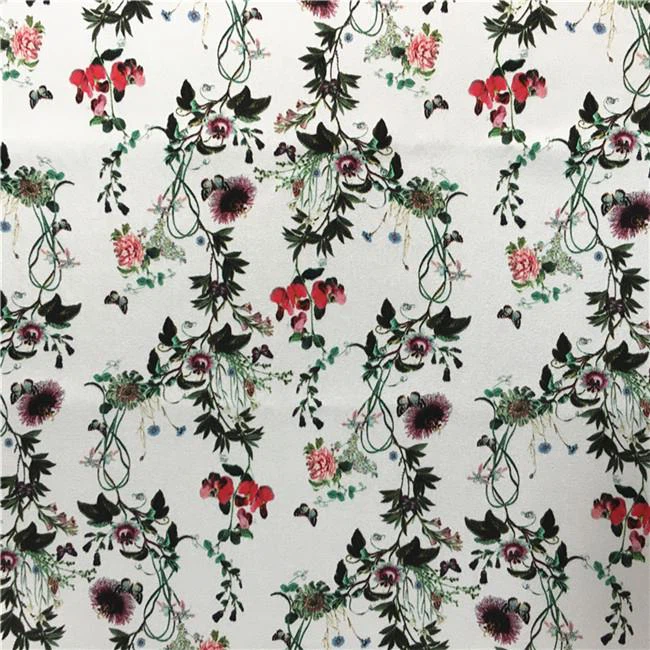 Silk Cloth Dress Digital Printed