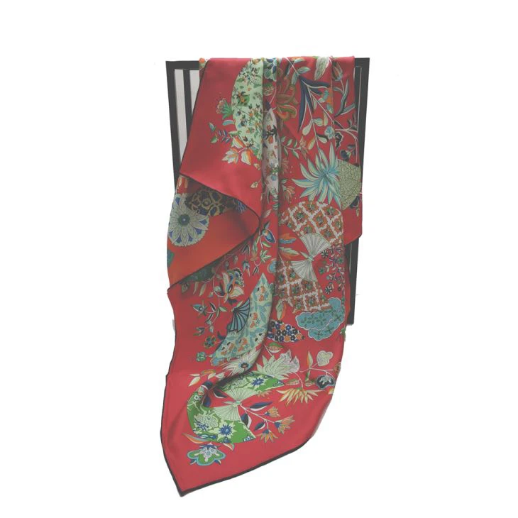 Cheap Printed Scarfs Company Logo Scarf