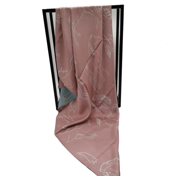 Custom Digital Printed 100 Double Sided Designer Silk Scarf Styles Custom Digital Printed 100 Double Sided Designer Silk Scarf Styles