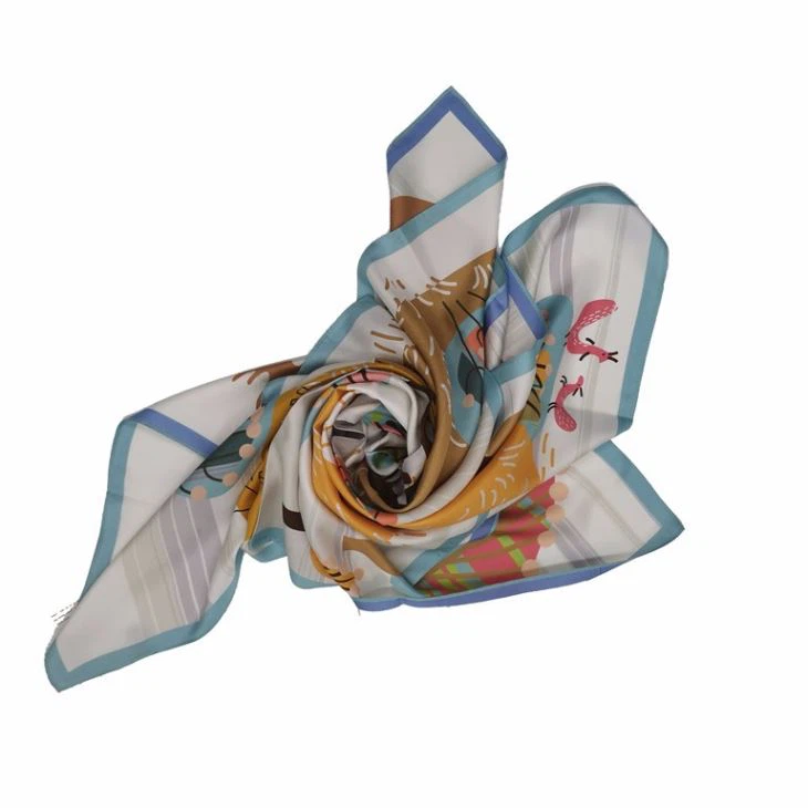 Double Side Silk Twill Scarf Double Side Silk Twill Scarf