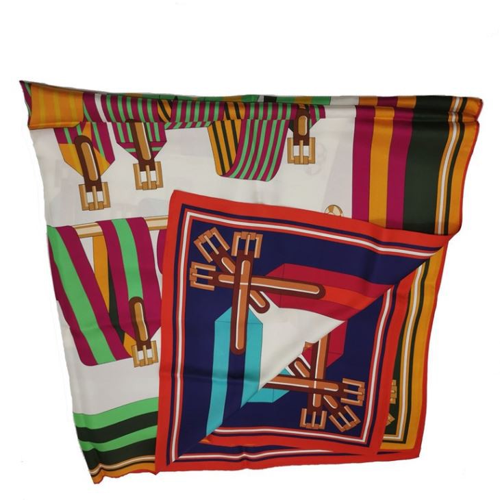 Double-sided Ladies Silk Scarf Double-sided Ladies Silk Scarf