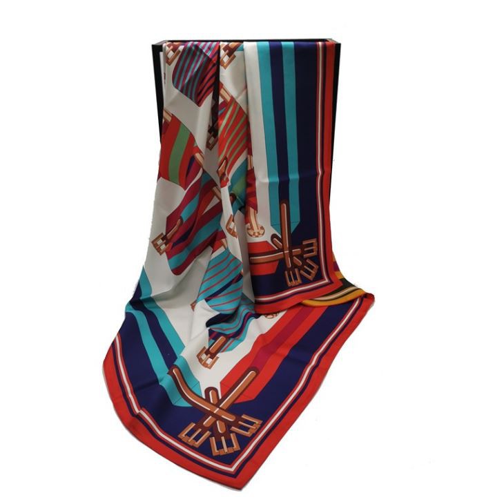 Double-sided Ladies Silk Scarf Double-sided Ladies Silk Scarf